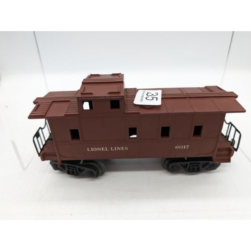 235 - Lionel O Gage Postwar 6017 & 247T Caboose And Baltimore & Ohio Tender - Good Condition For Age No Si... 