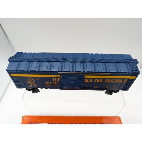 237 - Very Rare Lionel Post War O Gage 1959 6464-825 Alaska Railroad Box Car Type 3 Box Worn No Significan... 