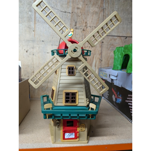 256 - Vintage Sylvanian families The Old Mill Windmill Play Set - Overall Condition Appears Good