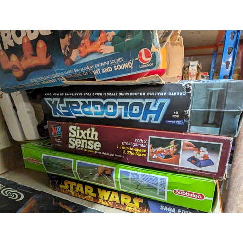 262 - Vintage Boardgame Bundle - Includes Star Wars / Subbuteo Plus Lots More ! Appears Mostly Complete