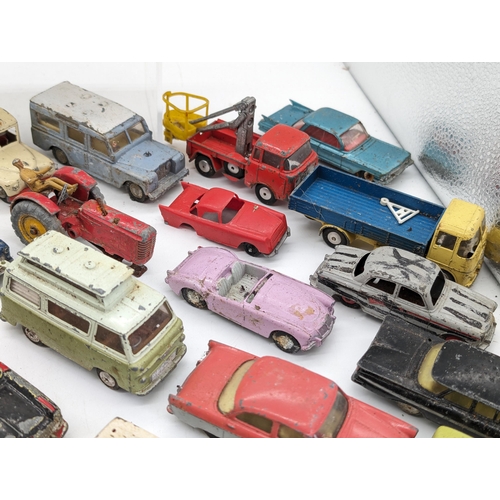 281 - Bundle Of Rare Playworn Vintage Tin Toys / Diecast Vehicles Trains Etc -Corgi, Dinky etc Most in Hea... 