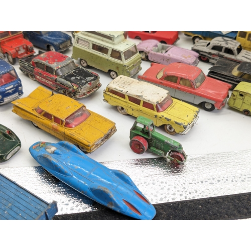 281 - Bundle Of Rare Playworn Vintage Tin Toys / Diecast Vehicles Trains Etc -Corgi, Dinky etc Most in Hea... 