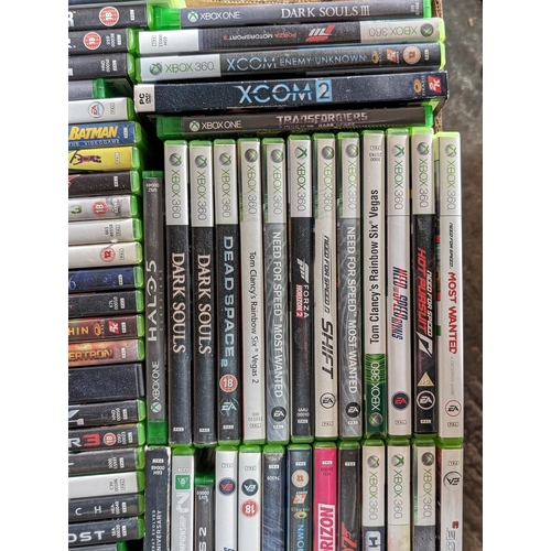 282B - Large Quantity Vintage Video Games - XBOX 360 / Xbox One Most Appear Complete And In Good Condition