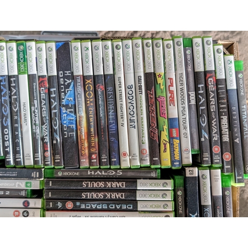 282B - Large Quantity Vintage Video Games - XBOX 360 / Xbox One Most Appear Complete And In Good Condition