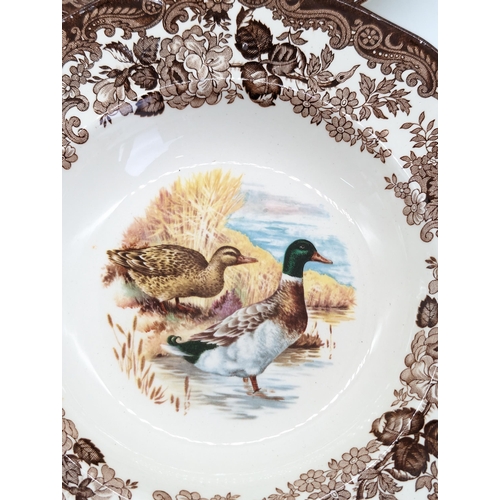 288 - Palissy - Game Series (Birds / Fowl) 4 Shallow Bowls and ONE Deep Bowl - Excellent Condition
23cm