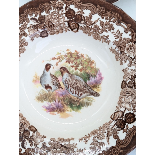 288 - Palissy - Game Series (Birds / Fowl) 4 Shallow Bowls and ONE Deep Bowl - Excellent Condition
23cm