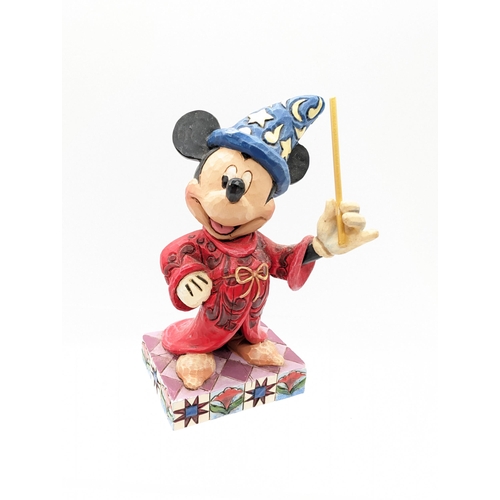 354 - Jim Shore Sorcerer Mickey Mouse Touch of Magic Figurine 4010023 Disney Tradition No Box