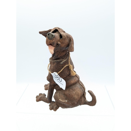 380 - A Breed Apart Chocolate Labrador Ornament 'Velvet' Dog Figurine CA01427 With Tags