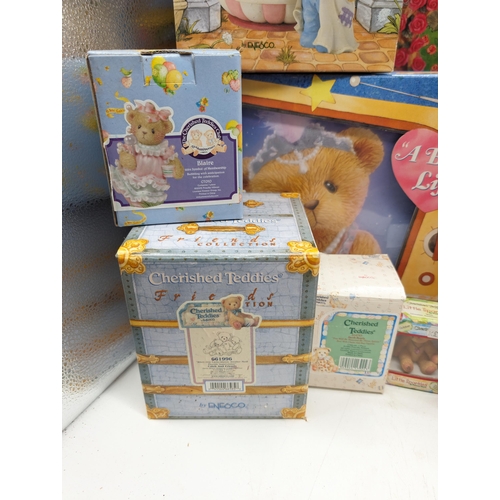 385 - Large Collection Of Cherished Teddies (11) Promotional Bundle