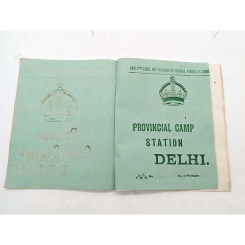 424 - Special Rare Lot - General Guide Delhi Durbar Railway 1911 Appears to have A Leaf Missing But Overal... 