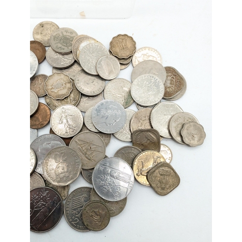 438 - Mixed Interesting Collection Of Vintage Coins Britan / Europe And Others. Possibly Some Silver.