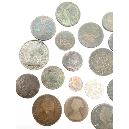 442 - Detectorists Finds - COINS - Antique Coins - Scarce Examples
Including 1856 Napoleon 10 Centimes Wit... 