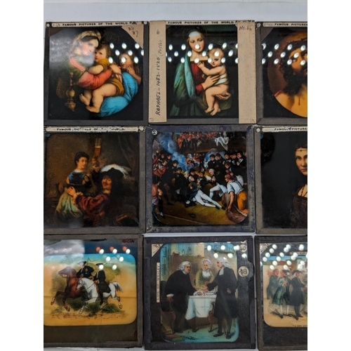 458 - Huge Extensive Collection Of Magic Lantern Slides Over 4 Boxes, Religious, Places of Interest Plus L... 