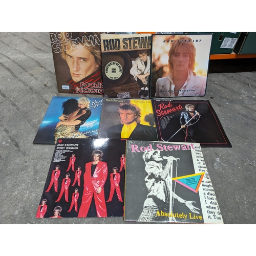 470 - Large Collection Rod Stewart Vinyls (8)