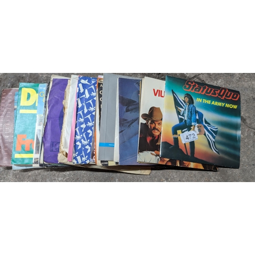 472 - Large Bundle Vinyls (approx 25 Vinyl Singles )