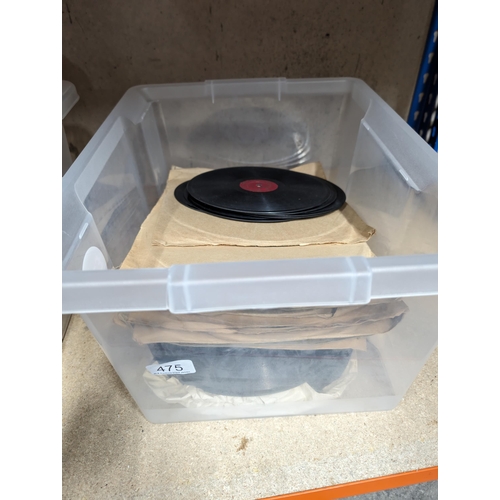 475 - Large Bundle 78RPM Vinyls