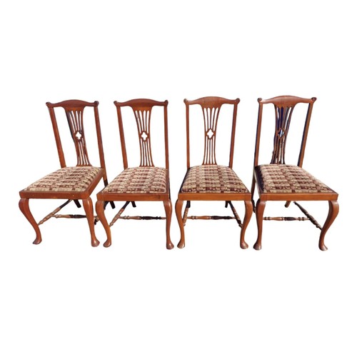 16 - 4 x Chippendale Style Chairs