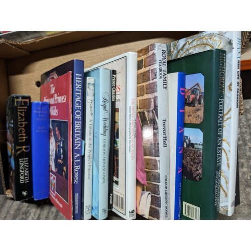 142 - Good Quantity Hardback Books - Mostly Royal Interest Diana, Elizabeth Etc