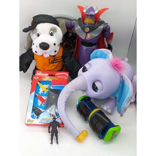 157 - Bundle Good Vintage Toys - Excellent Collectable Advertising Dog Fram Filters - Electronic Zurg - Bo... 