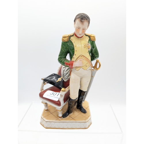 174 - German Rudolf Kammer Napoleon Porcelain Figure - Small Chip to Hat
25cm