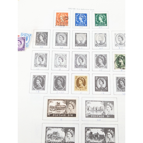 223 - 4 Stamp Albums Partially Filled