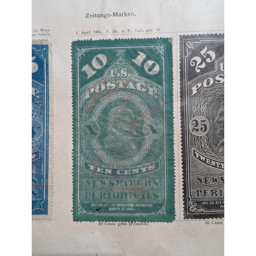 265 - Rare Antique German Stamp Album 1840-1920Appx Owned By German Sculptor Peter Breuer - Best Viewed Pe... 