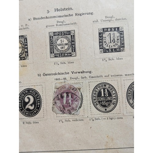 265 - Rare Antique German Stamp Album 1840-1920Appx Owned By German Sculptor Peter Breuer - Best Viewed Pe... 