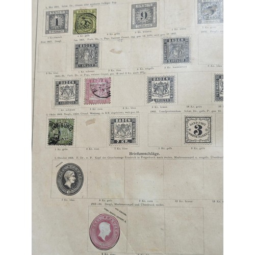 265 - Rare Antique German Stamp Album 1840-1920Appx Owned By German Sculptor Peter Breuer - Best Viewed Pe... 