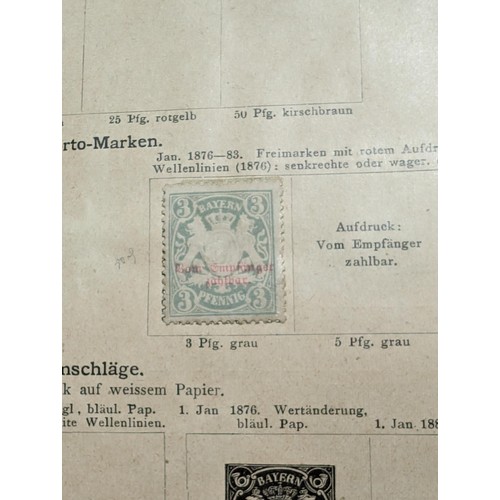 265 - Rare Antique German Stamp Album 1840-1920Appx Owned By German Sculptor Peter Breuer - Best Viewed Pe... 