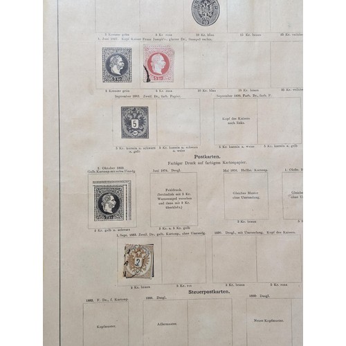 265 - Rare Antique German Stamp Album 1840-1920Appx Owned By German Sculptor Peter Breuer - Best Viewed Pe... 