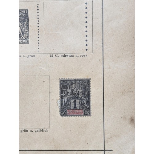 265 - Rare Antique German Stamp Album 1840-1920Appx Owned By German Sculptor Peter Breuer - Best Viewed Pe... 