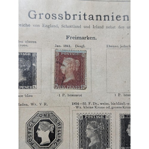 265 - Rare Antique German Stamp Album 1840-1920Appx Owned By German Sculptor Peter Breuer - Best Viewed Pe... 