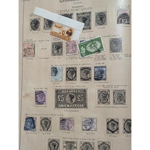 265 - Rare Antique German Stamp Album 1840-1920Appx Owned By German Sculptor Peter Breuer - Best Viewed Pe... 