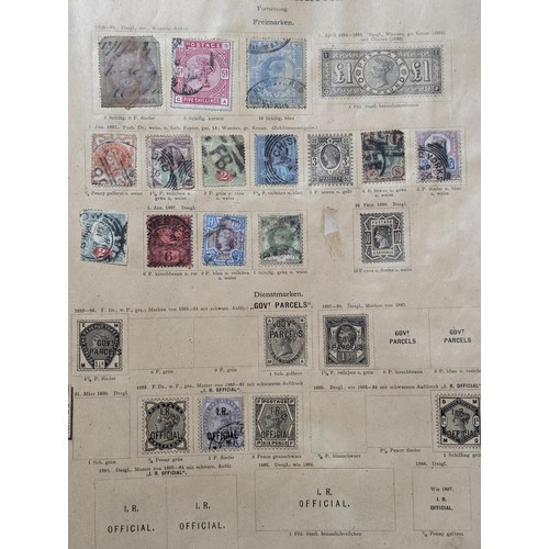 265 - Rare Antique German Stamp Album 1840-1920Appx Owned By German Sculptor Peter Breuer - Best Viewed Pe... 