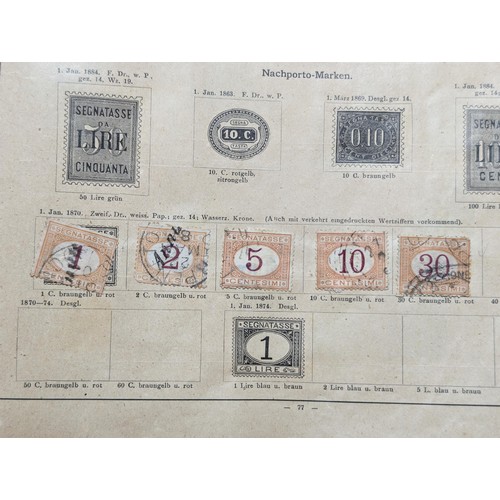 265 - Rare Antique German Stamp Album 1840-1920Appx Owned By German Sculptor Peter Breuer - Best Viewed Pe... 