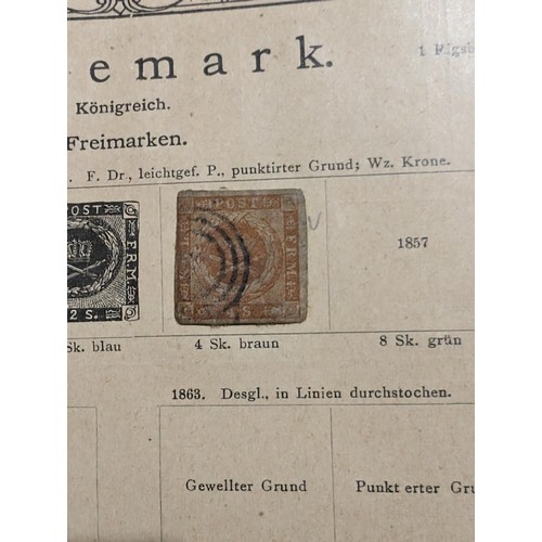 265 - Rare Antique German Stamp Album 1840-1920Appx Owned By German Sculptor Peter Breuer - Best Viewed Pe... 