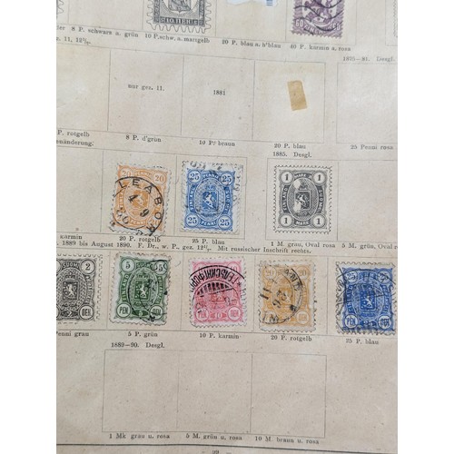 265 - Rare Antique German Stamp Album 1840-1920Appx Owned By German Sculptor Peter Breuer - Best Viewed Pe... 