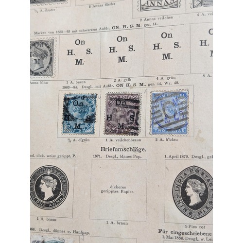 265 - Rare Antique German Stamp Album 1840-1920Appx Owned By German Sculptor Peter Breuer - Best Viewed Pe... 