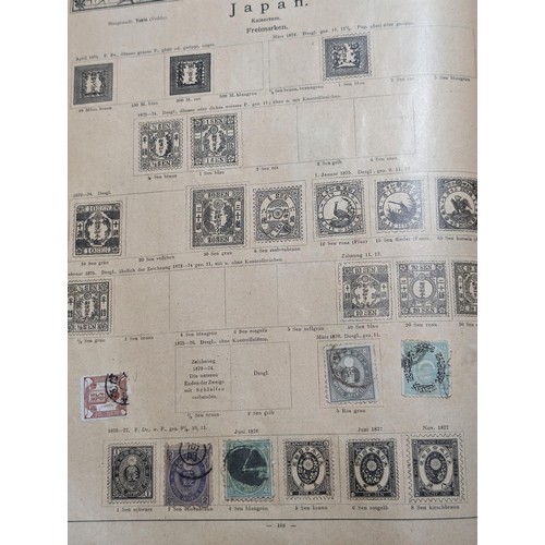 265 - Rare Antique German Stamp Album 1840-1920Appx Owned By German Sculptor Peter Breuer - Best Viewed Pe... 