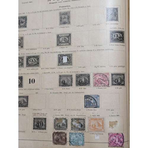 265 - Rare Antique German Stamp Album 1840-1920Appx Owned By German Sculptor Peter Breuer - Best Viewed Pe... 