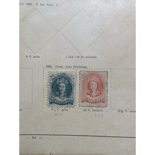 265 - Rare Antique German Stamp Album 1840-1920Appx Owned By German Sculptor Peter Breuer - Best Viewed Pe... 