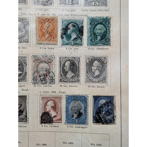 265 - Rare Antique German Stamp Album 1840-1920Appx Owned By German Sculptor Peter Breuer - Best Viewed Pe... 