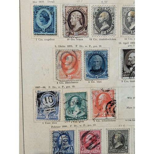 265 - Rare Antique German Stamp Album 1840-1920Appx Owned By German Sculptor Peter Breuer - Best Viewed Pe... 