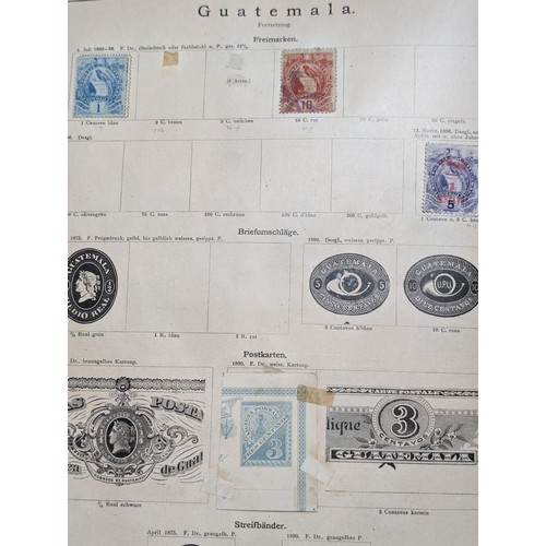 265 - Rare Antique German Stamp Album 1840-1920Appx Owned By German Sculptor Peter Breuer - Best Viewed Pe... 