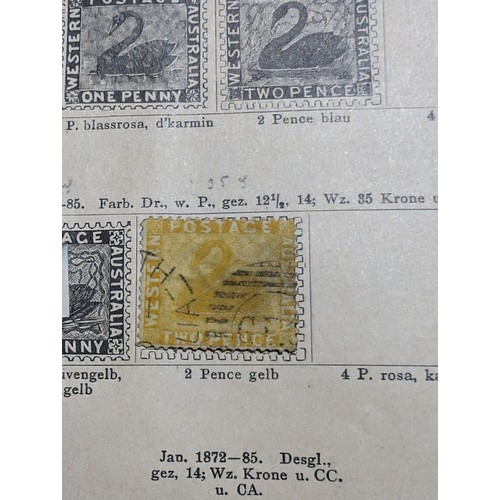 265 - Rare Antique German Stamp Album 1840-1920Appx Owned By German Sculptor Peter Breuer - Best Viewed Pe... 