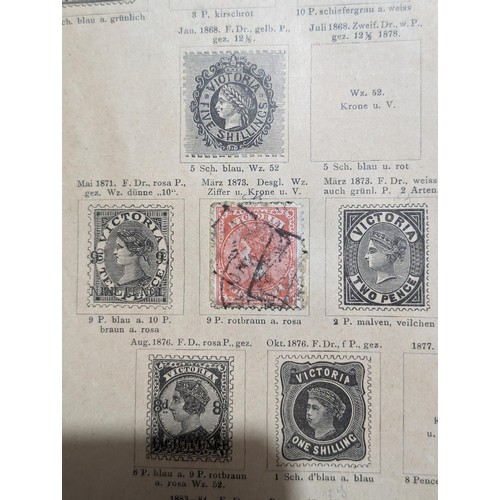 265 - Rare Antique German Stamp Album 1840-1920Appx Owned By German Sculptor Peter Breuer - Best Viewed Pe... 