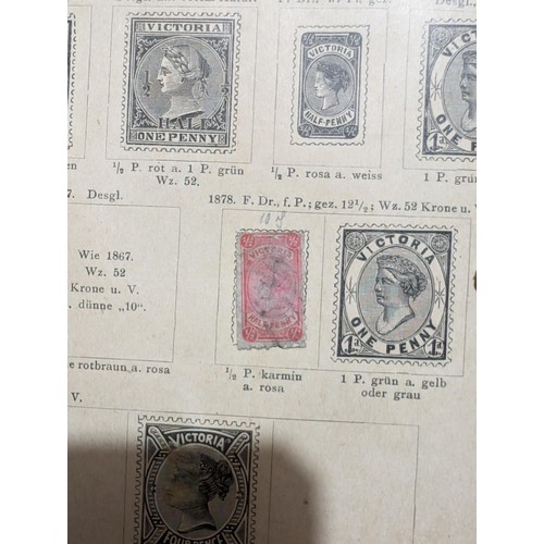 265 - Rare Antique German Stamp Album 1840-1920Appx Owned By German Sculptor Peter Breuer - Best Viewed Pe... 