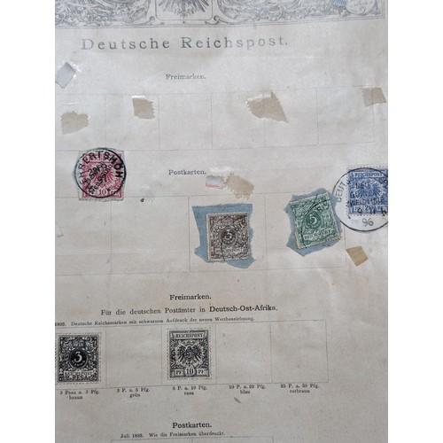 265 - Rare Antique German Stamp Album 1840-1920Appx Owned By German Sculptor Peter Breuer - Best Viewed Pe... 