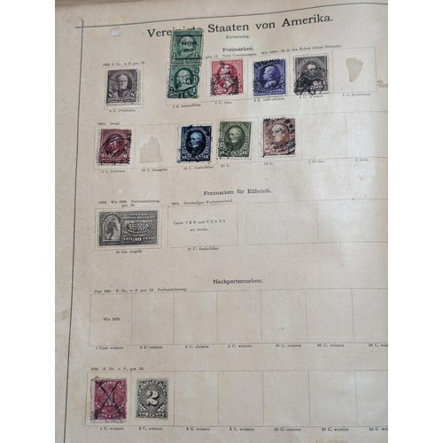 265 - Rare Antique German Stamp Album 1840-1920Appx Owned By German Sculptor Peter Breuer - Best Viewed Pe... 