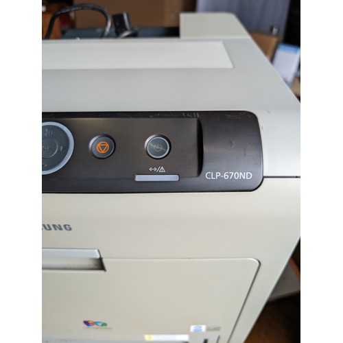 268 - SAMSUNG CLP-670ND LASER PRINTER IN GOOD WORKING ORDER